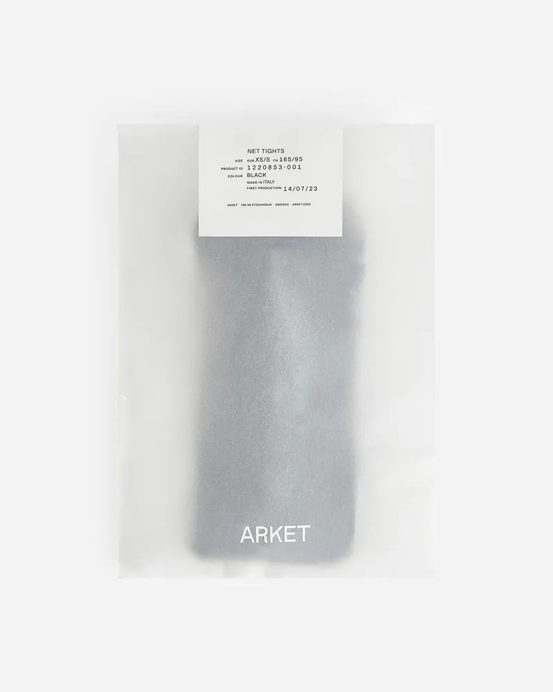 Arket Netzstrumpfhose - Schwarz Schwarz