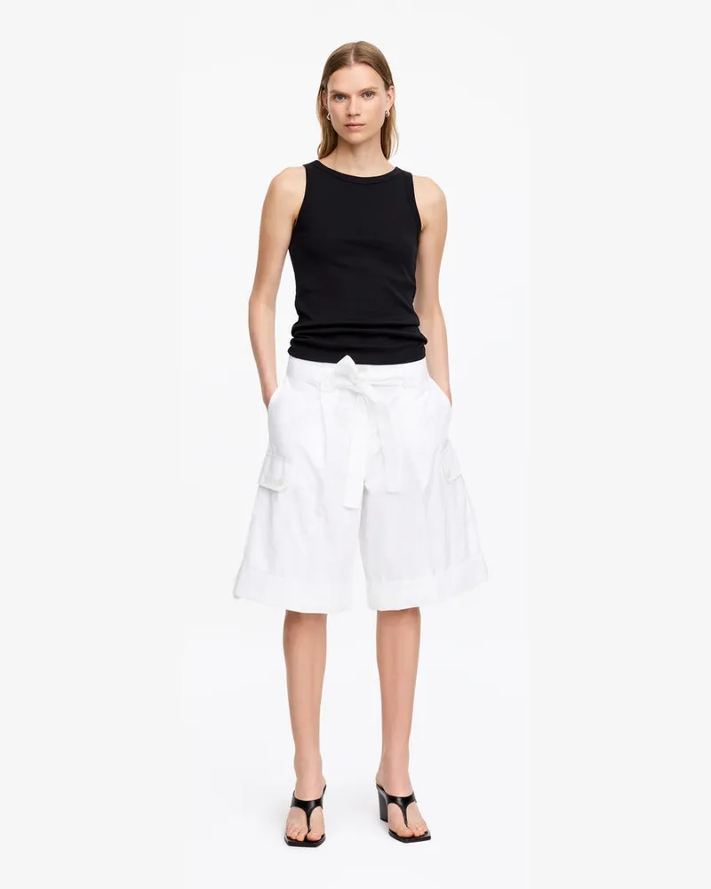 Arket Weiche Utility-Shorts -Weiß Weiß