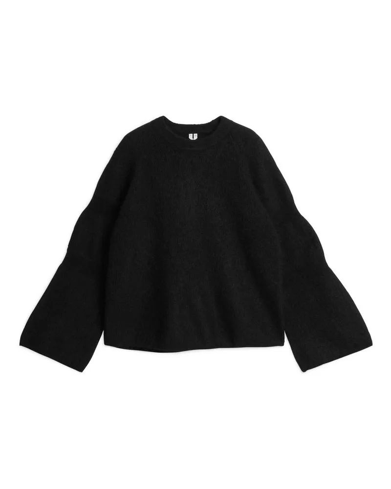 Arket Pullover Aus Mohairmischung - Schwarz Schwarz