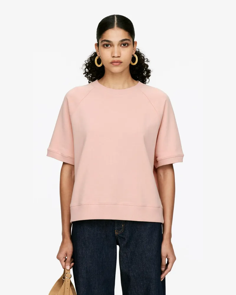 Arket Sweatshirt Aus French Terry -Orange Orange