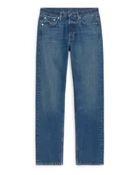 Arket Snow Slim Straight Jeans Vintage-blau