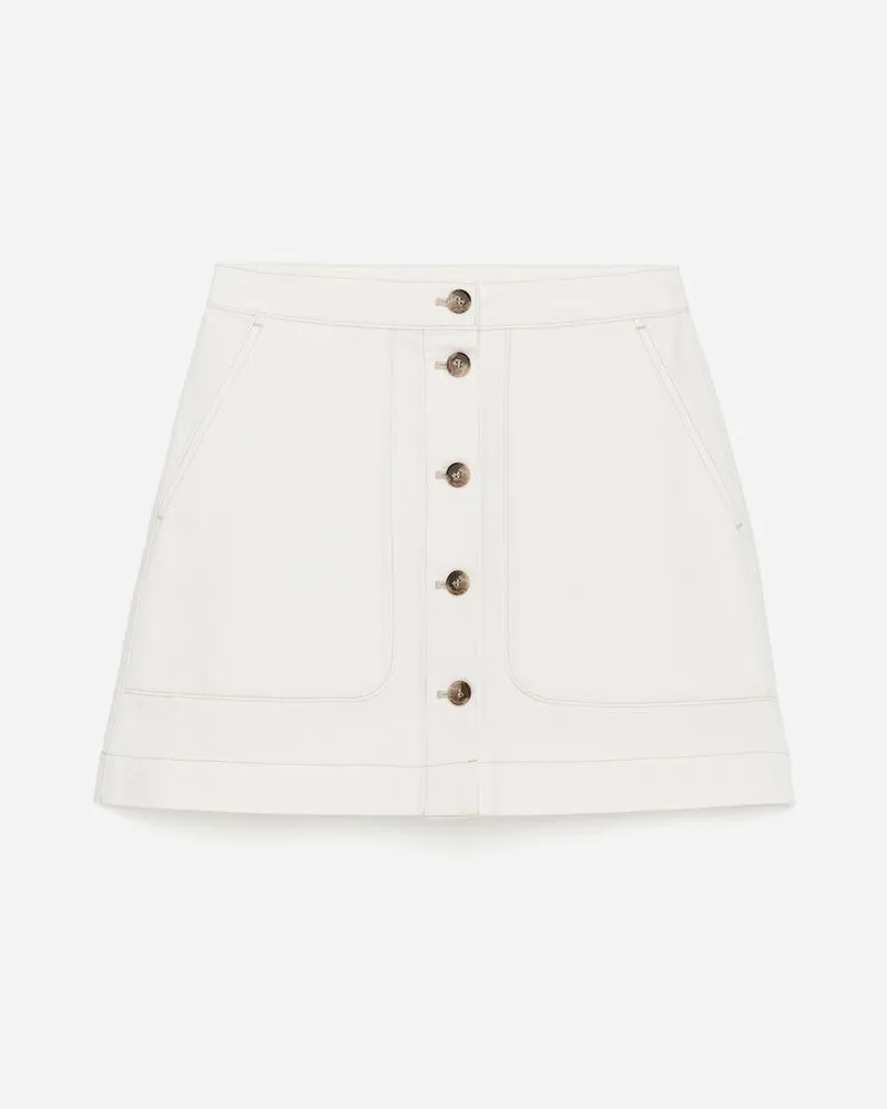 Arket Jeansrock -Weiß Weiß