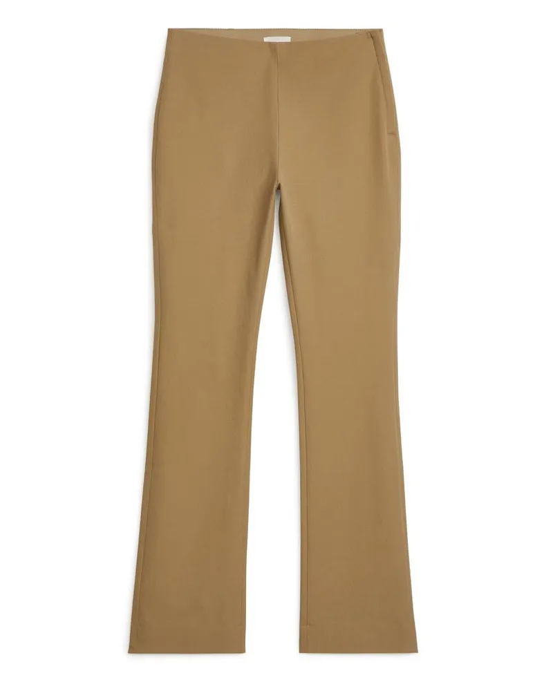Arket Baumwollstretchhose - Beige Beige