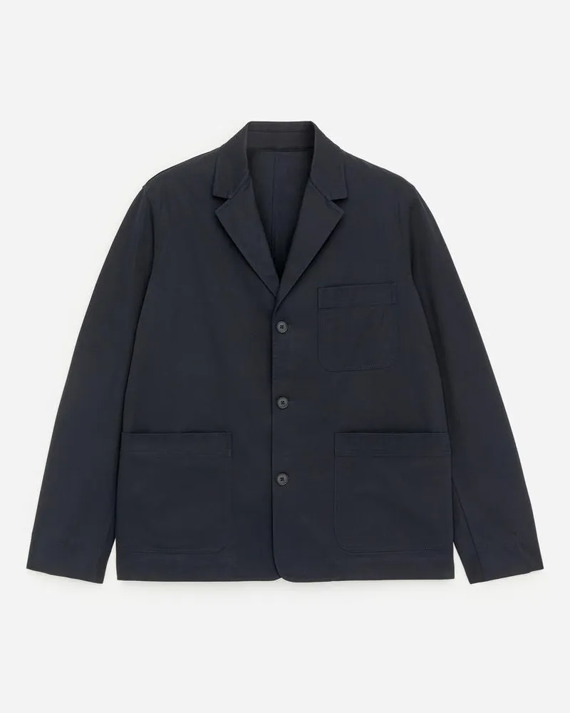 Arket Blazer Aus Baumwolltwill -Blau Blau