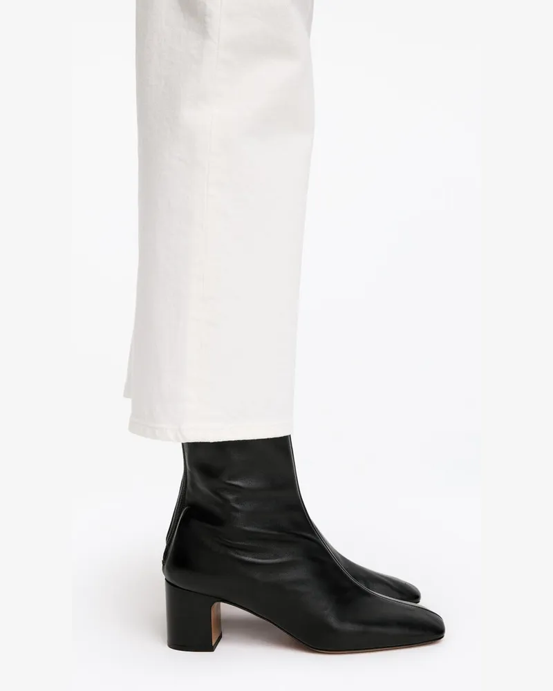 Arket Sock Boot Aus Leder -Schwarz Schwarz