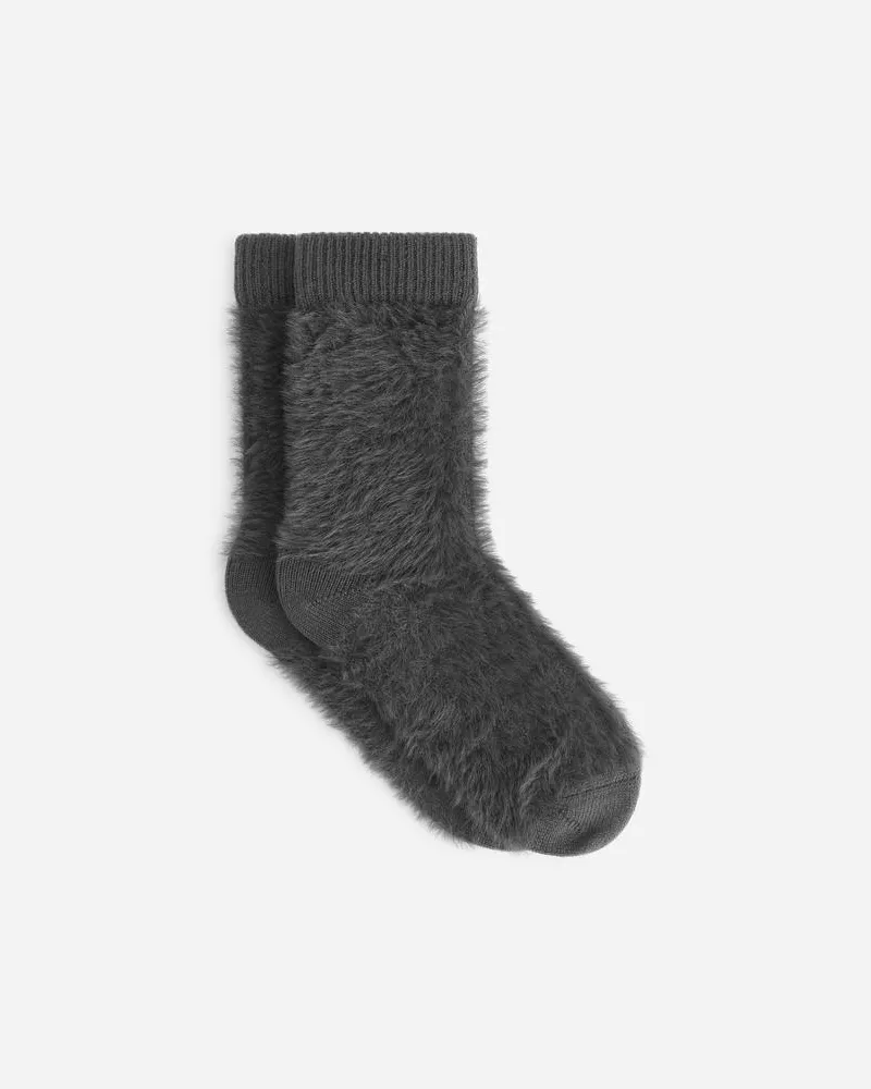 Arket Flauschige Socken -Grau Grau