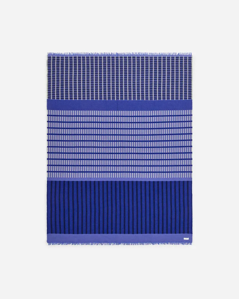 Arket Wolldecke - Blau Blau