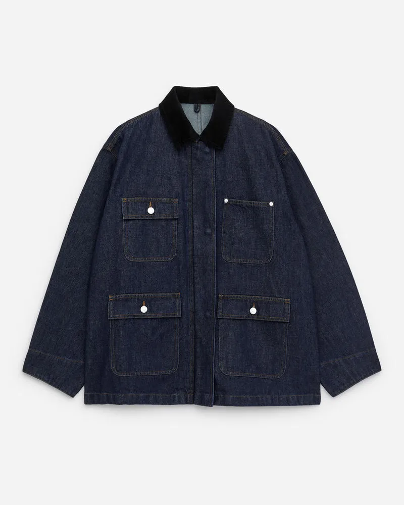 Arket Oversized-Jeansjacke -Blau Blau