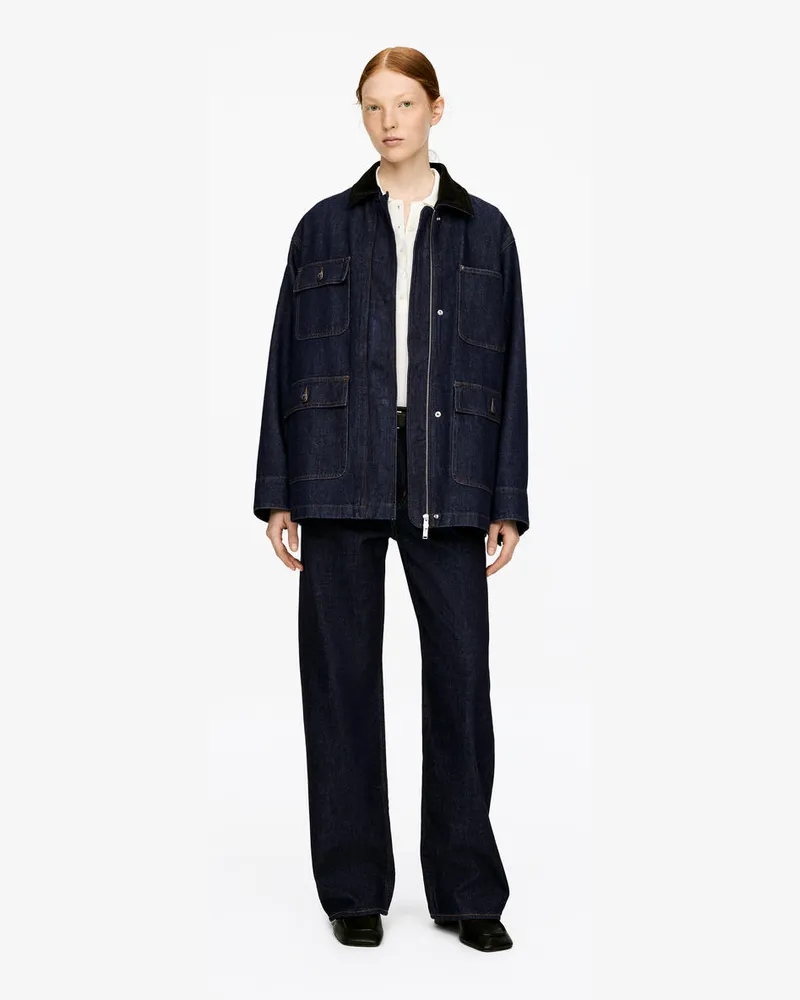 Arket Oversized-Jeansjacke -Blau Blau