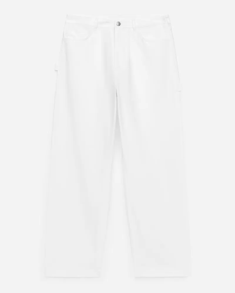 Arket Lockere Canvas-Hose -Weiß Weiß