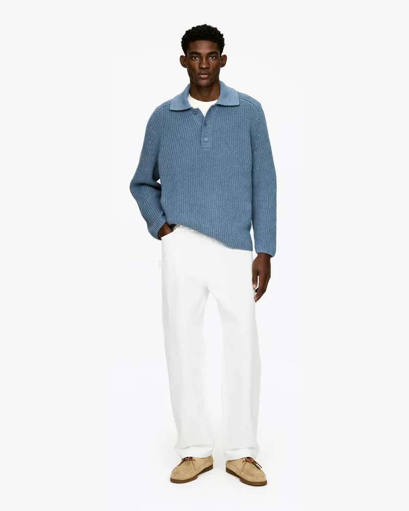 Arket Lockere Canvas-Hose -Weiß Weiß