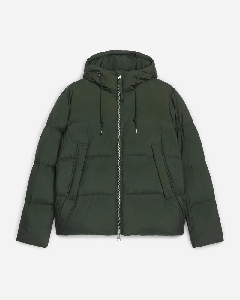 Arket Upcycled Down Steppjacke -Grün Grün