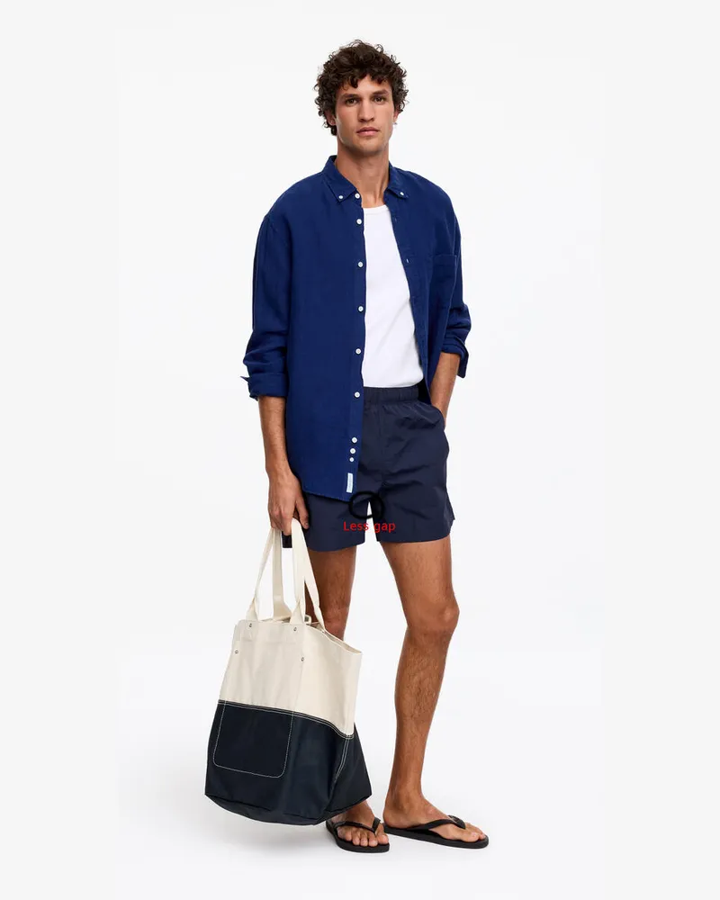 Arket Tragetasche Aus Gewachstem Canvas -Weiß Weiß