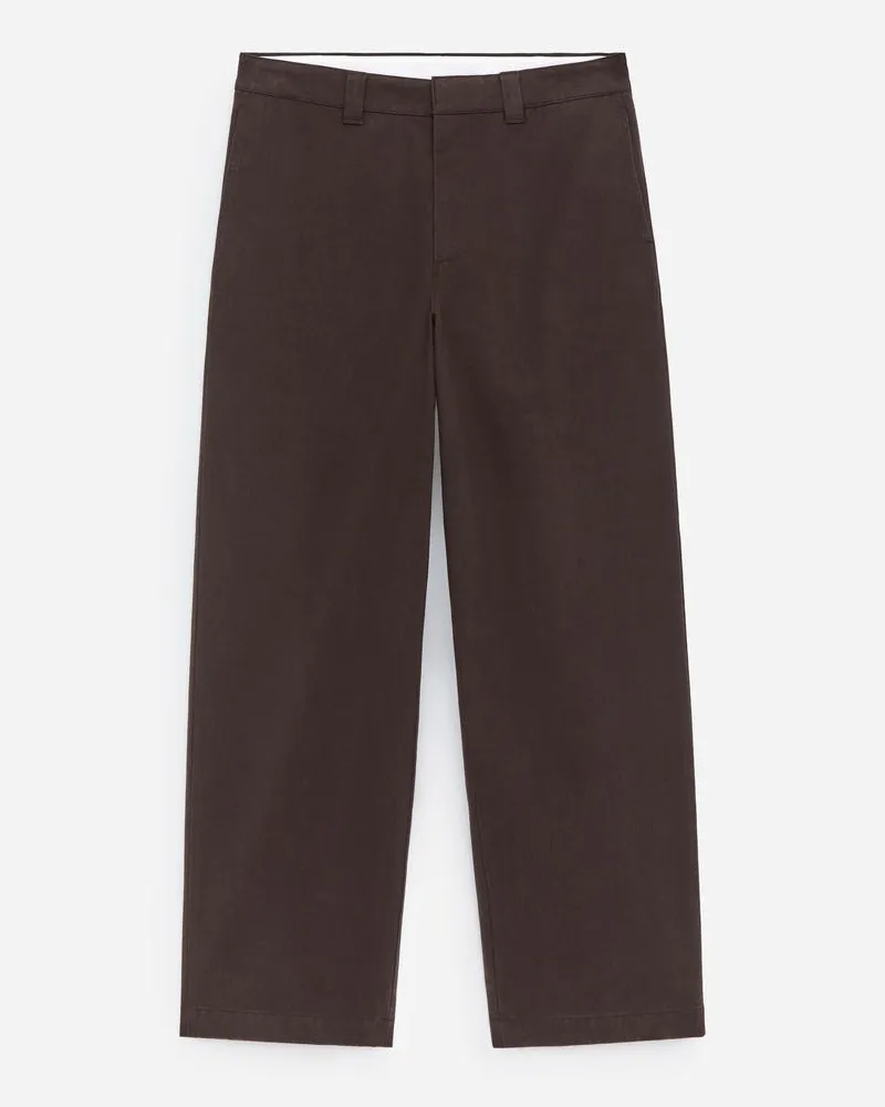 Arket Weite Chinohose Aus Baumwolle -Braun Braun