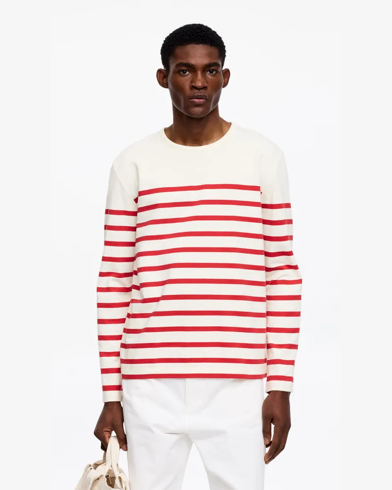 Arket Langarmshirt -Weiß Weiß