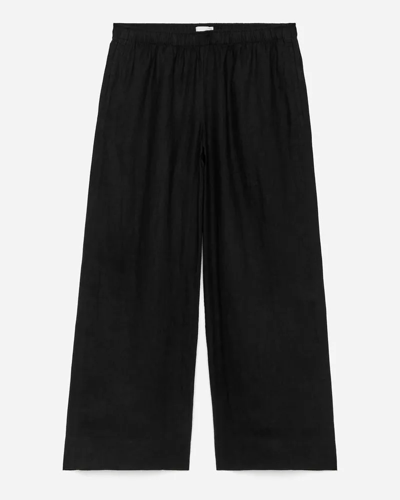 Arket Leinenhose - Schwarz Schwarz