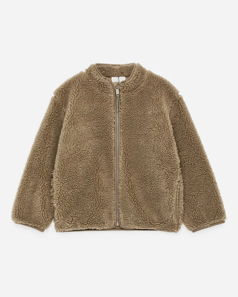 Arket Teddyjacke -Beige Beige