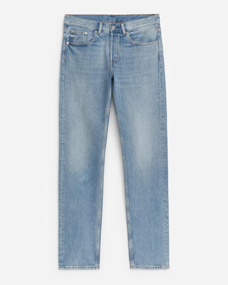 Arket Park Regular Straight Jeans - Blau Blau