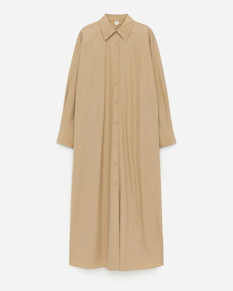 Arket Oversize-Hemdkleid - Beige Beige