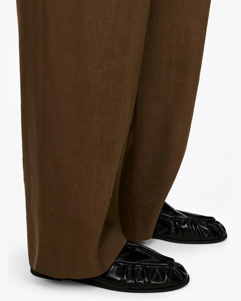 Arket Loafer Aus Lackleder -Schwarz Schwarz