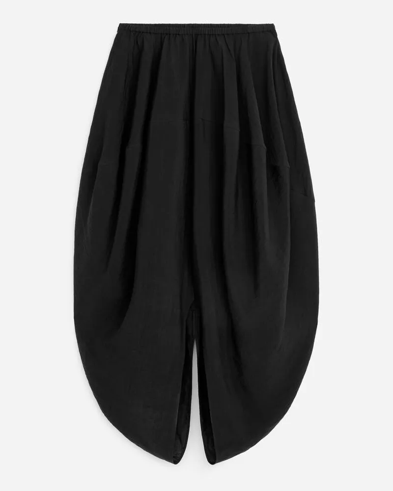 Arket Kokonförmiger Rock -Schwarz Schwarz