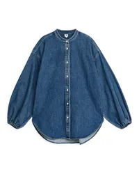 Arket Legeres Jeanshemd Blau