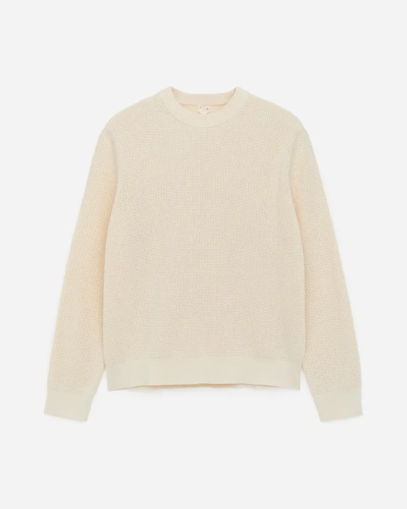 Arket Pullover Im Waffelstrick -Beige Beige