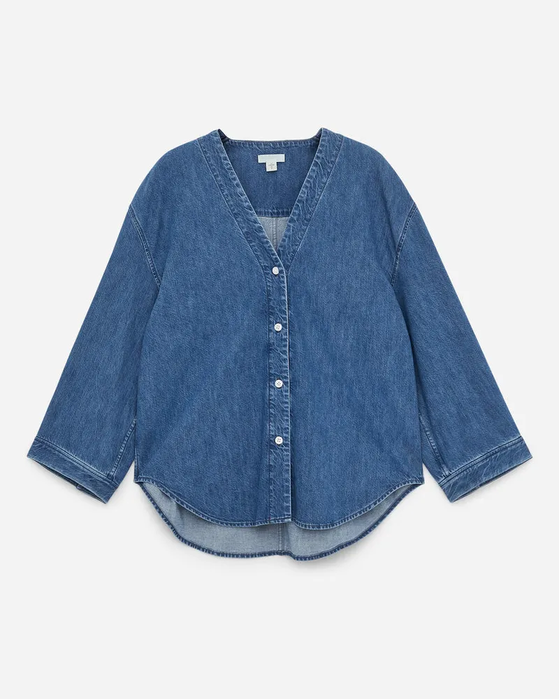 Arket Denimbluse - Blau Blau