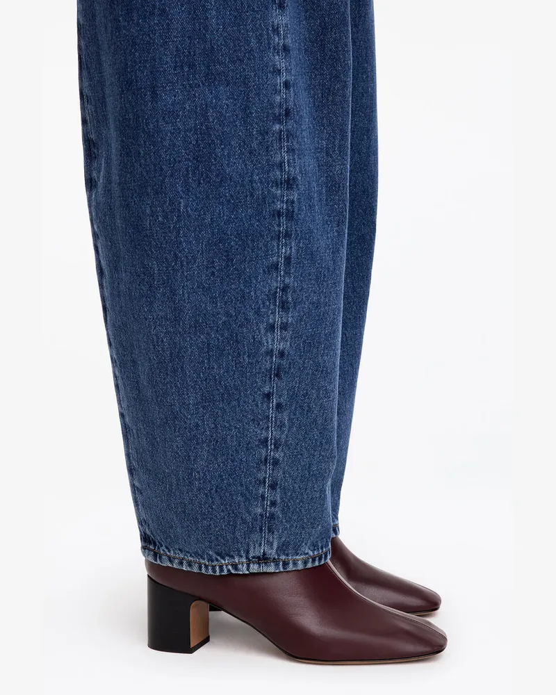 Arket Sock Boot Aus Leder -Rot Rot