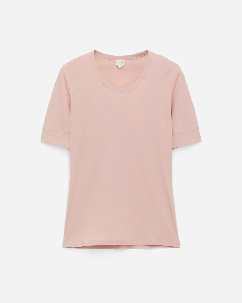 Arket Geripptes T-Shirt -Orange Orange