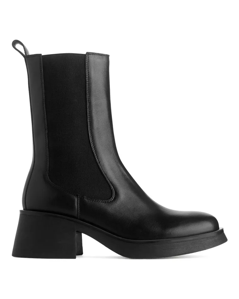 Arket Robuste Chelsea-Boots - Schwarz Schwarz