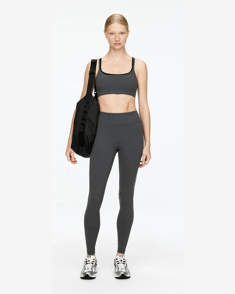 Arket Weiche Stretch-Leggings -Grau Grau