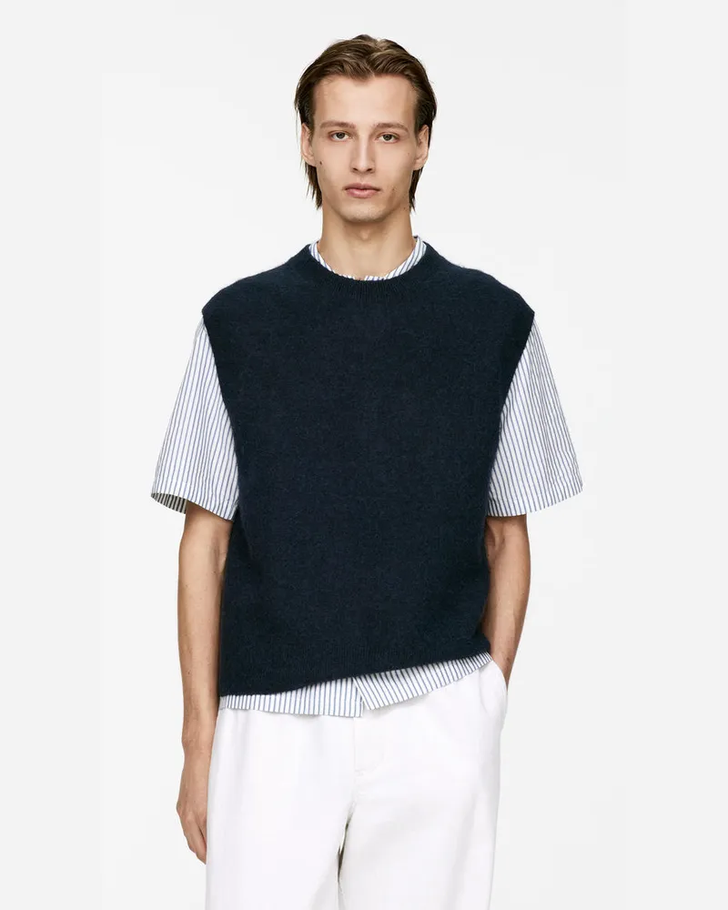 Arket Pullunder Aus Alpakawolle Und Wolle -Blau Blau
