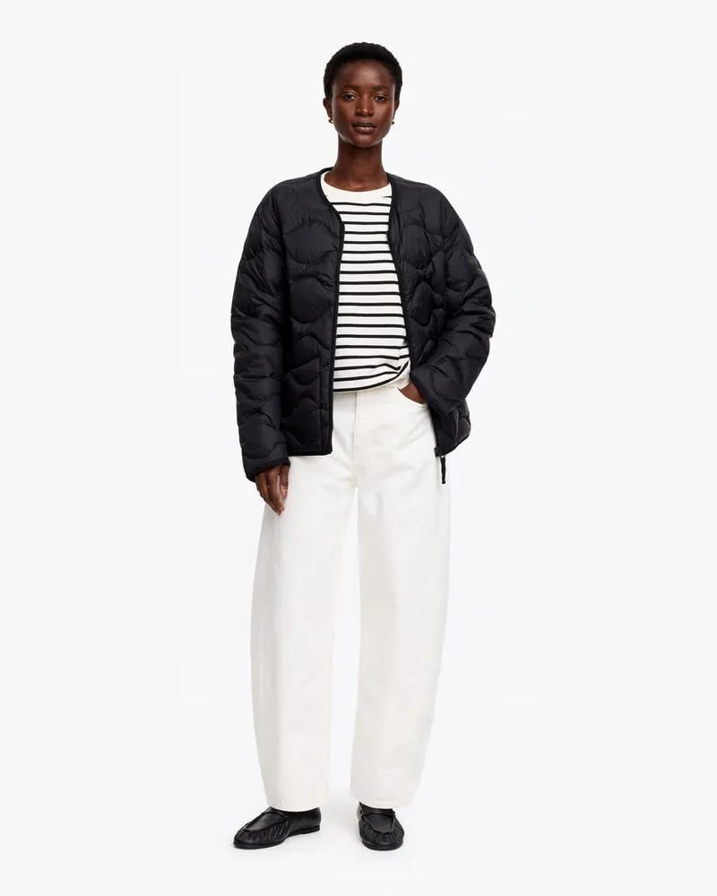 Arket Re:Down Liner-Steppjacke -Schwarz Schwarz