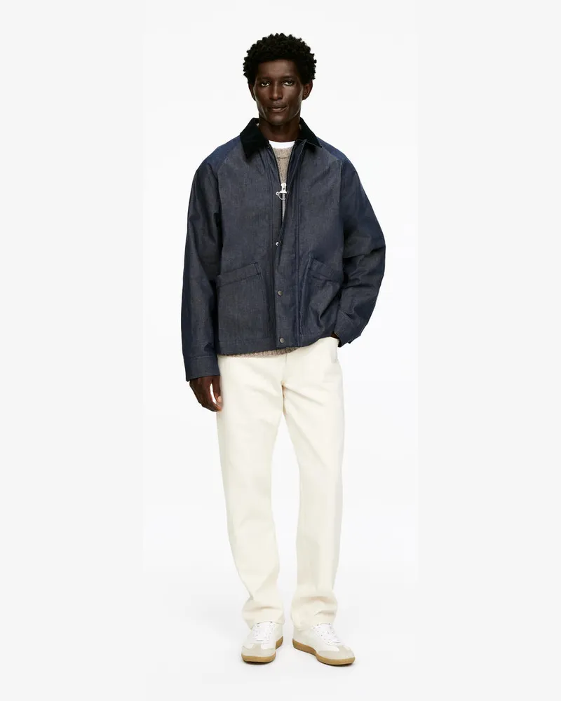 Arket ARKET Und Barbour Gewachste Denimjacke -Blau Blau