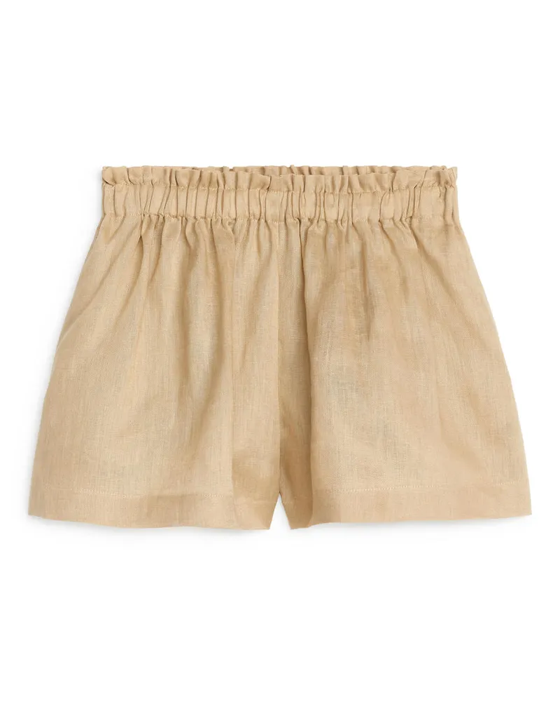 Arket Weite Leinenshorts -Beige Beige