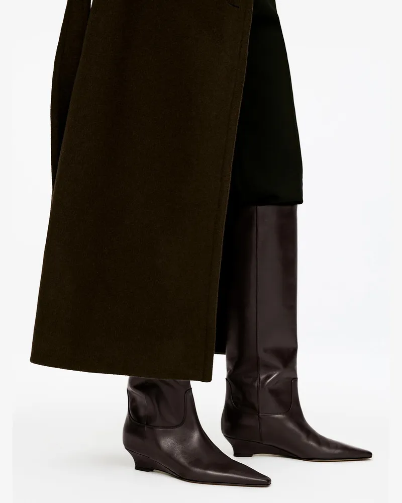 Arket Lederstiefel -Braun Braun