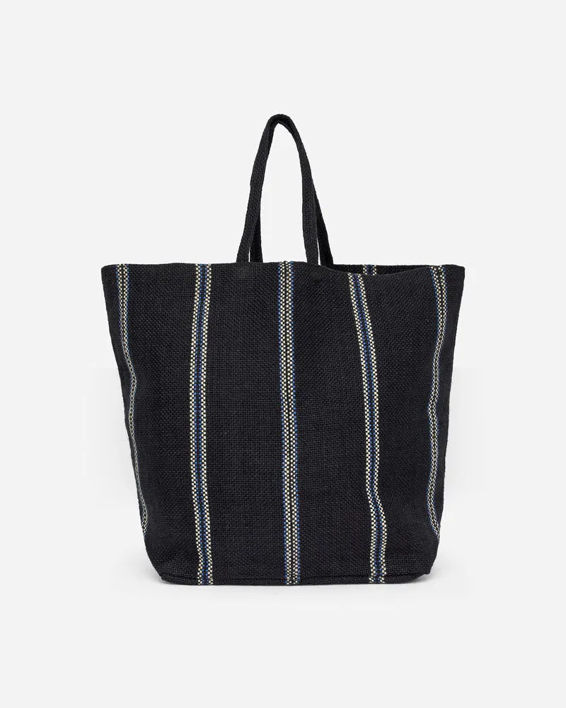 Arket Jutetasche - Blau Dunkelblau