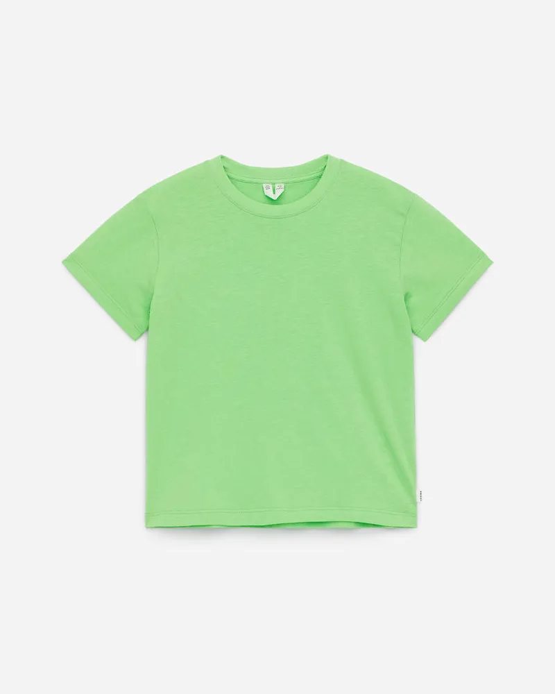Arket T-Shirt Mit Rundhalsausschnitt - Grün Grün