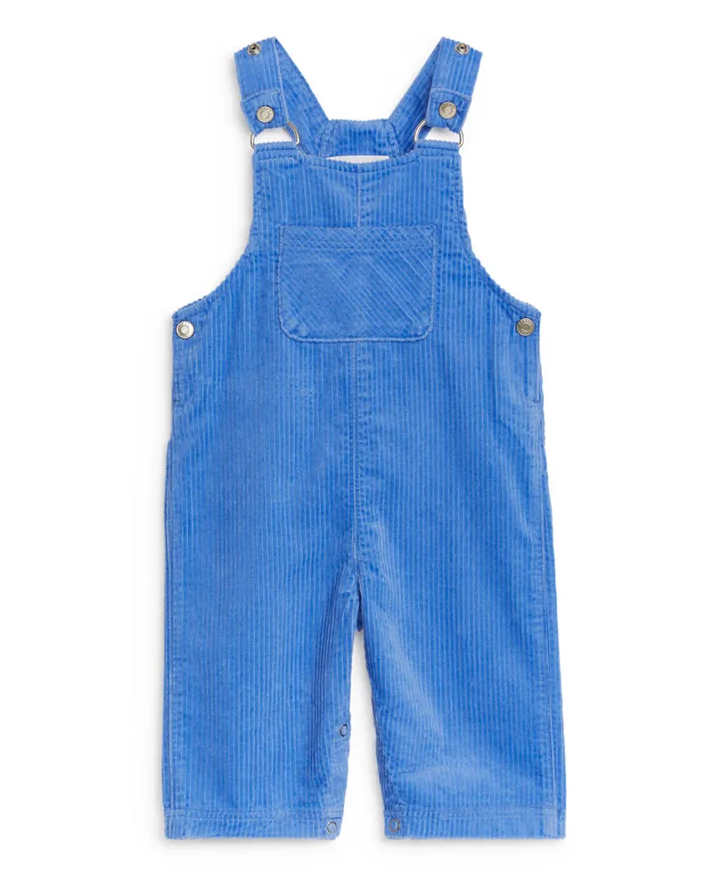 Arket Latzhose Aus Cord - Blau Knallblau