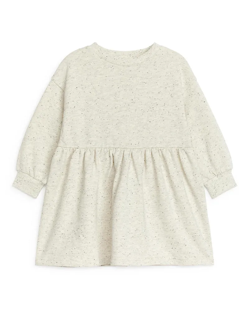 Arket Oversized-Sweatshirtkleid -Weiß Weiß