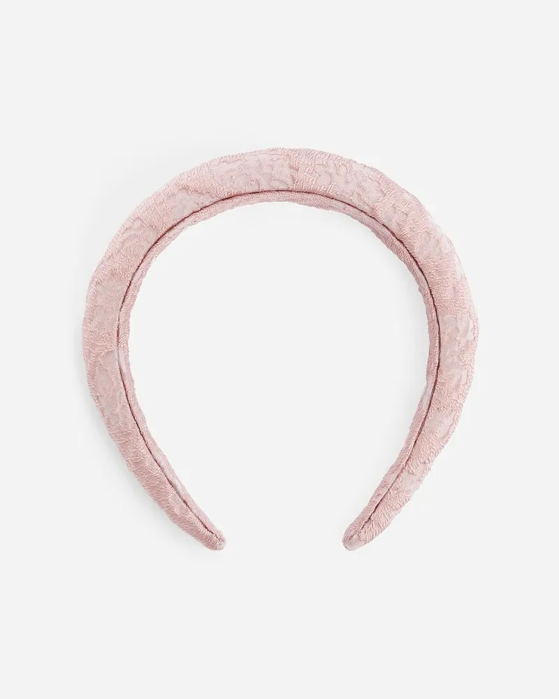 Arket Haarreif Aus Brokat -Rosa Rosa