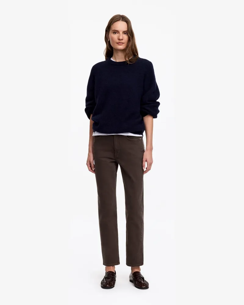 Arket JADE Cropped Slim Jeans -Braun Braun