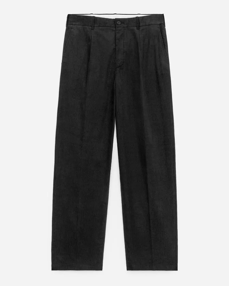 Arket Lockere Cordhose -Schwarz Schwarz