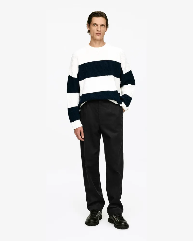 Arket Lockere Cordhose -Schwarz Schwarz