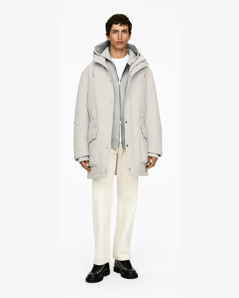 Arket Gefütterter Parka -Beige Beige