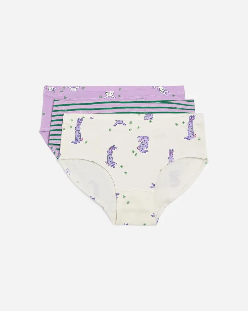 Arket Slips Aus Baumwolljersey 3er-Set -Lila Lila