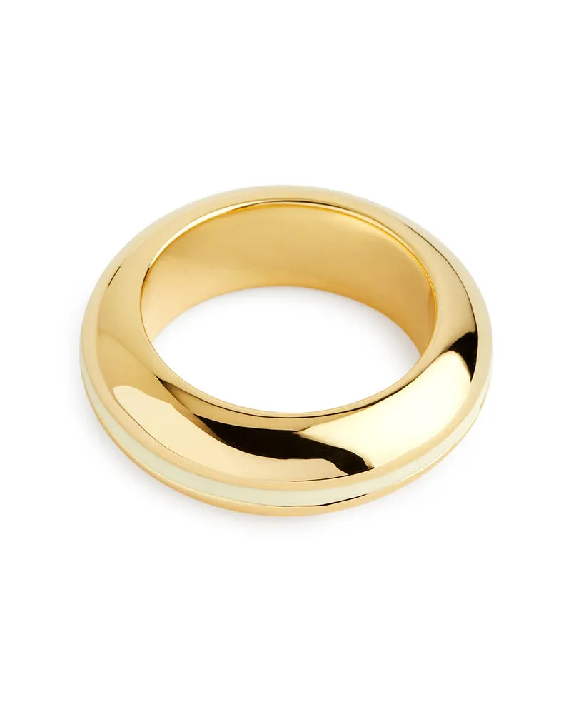 Arket Vergoldeter Ring - Goldfarben Gold