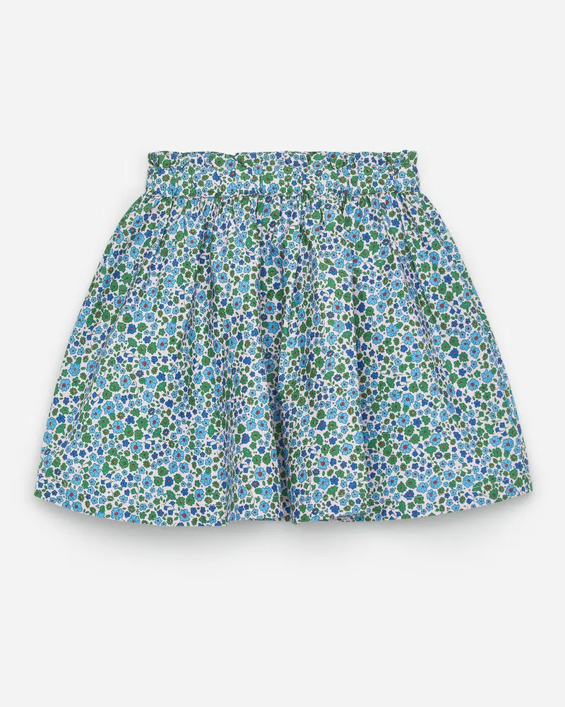 Arket Rock Mit Print - Blau|Grün|Weiß|Mehrfarbig Blau