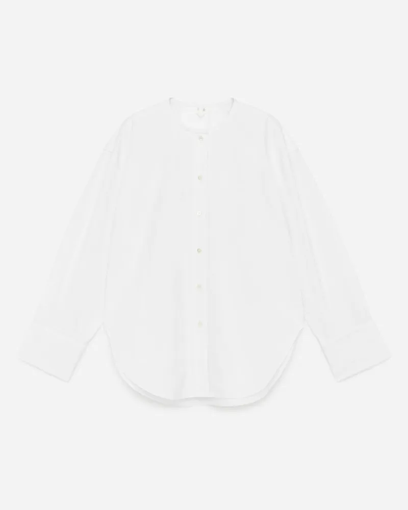 Arket Baumwollbluse - Weiß Weiß